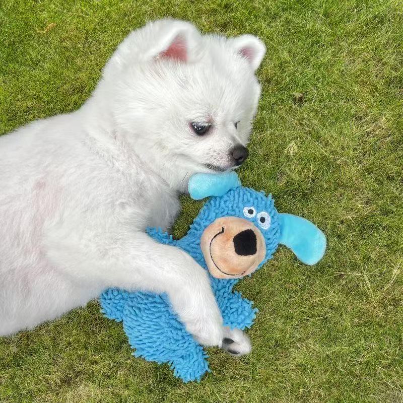 Hundespielzeug Kauspielzeug Interaktives Plüschhund Quietschespielzeug Mikrofaserball Monster Spielzeug Anwendbar auf Hundespielzeug Kauer Geeignet Kleiner Mittlerer Hund Haustierbedarf