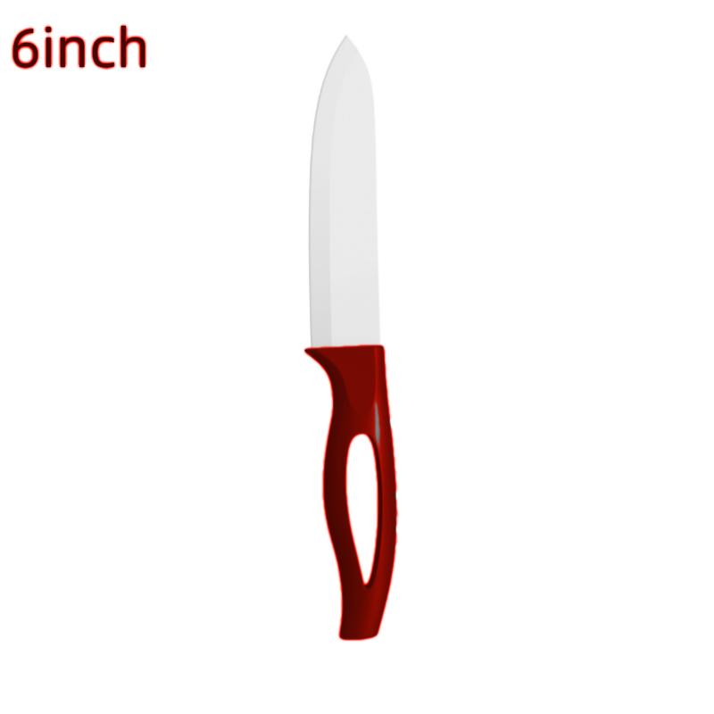 Ceramic Fruit Knife for Kitchen 3 4 5 6 Inch Chef Knife with Sheath Utility Slicing Cooking Tool for Vegetable Rustproof Zirconig