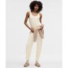 Becalm Cinch Waist Jumpsuit Coconut Ivory