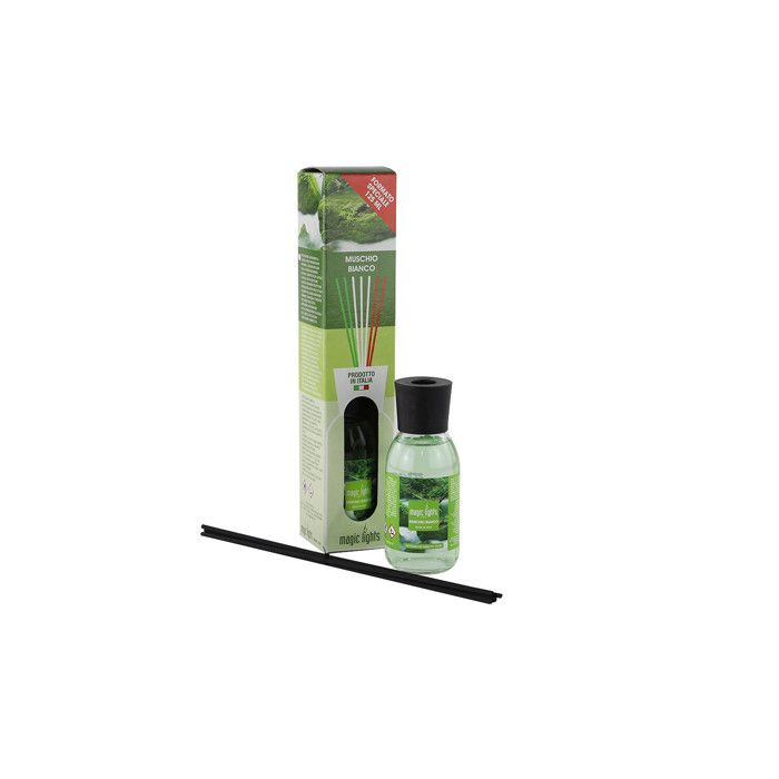 Diffuseur De Parfum Mikado Musc Blanc 125ml. Magic Lights