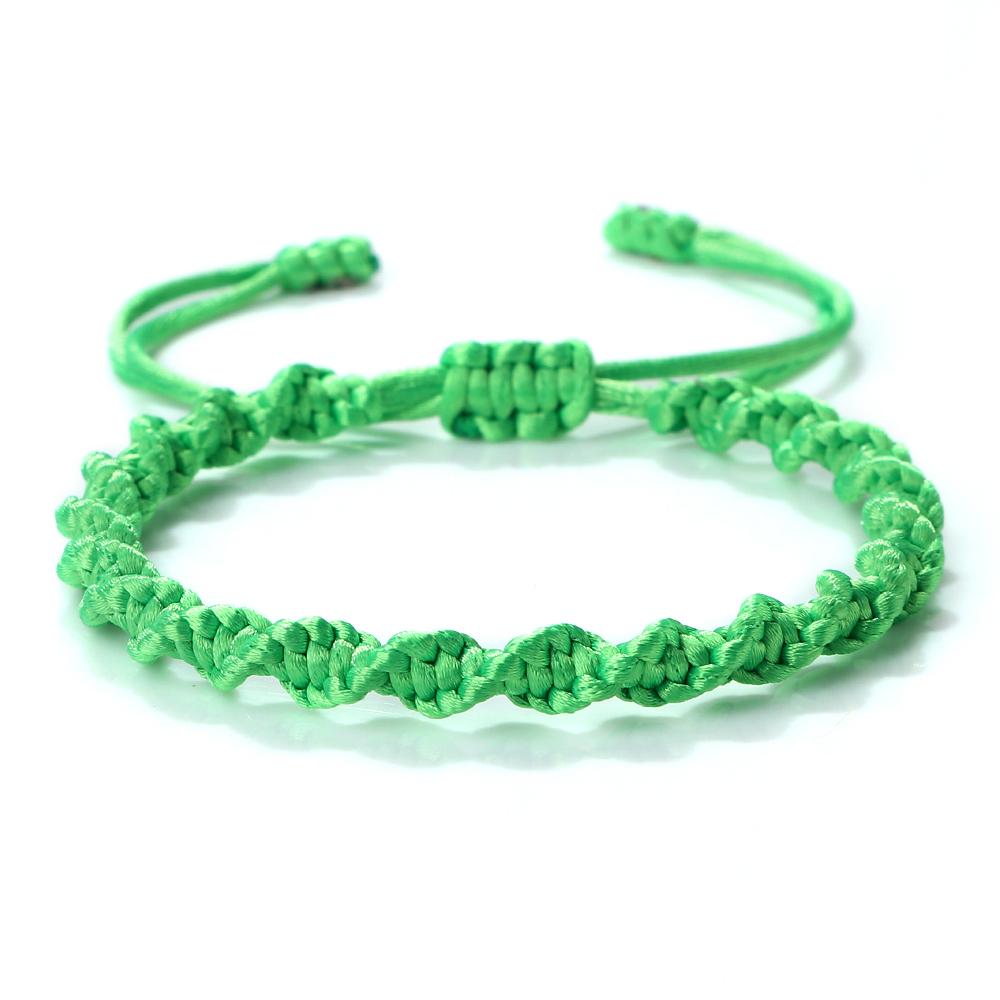 Multicolor Rope Lucky knots Bracelets Women Men Charm Woven Handmade Bangles Braided Adjustable Size Buddhism Jewelry Pulseras
