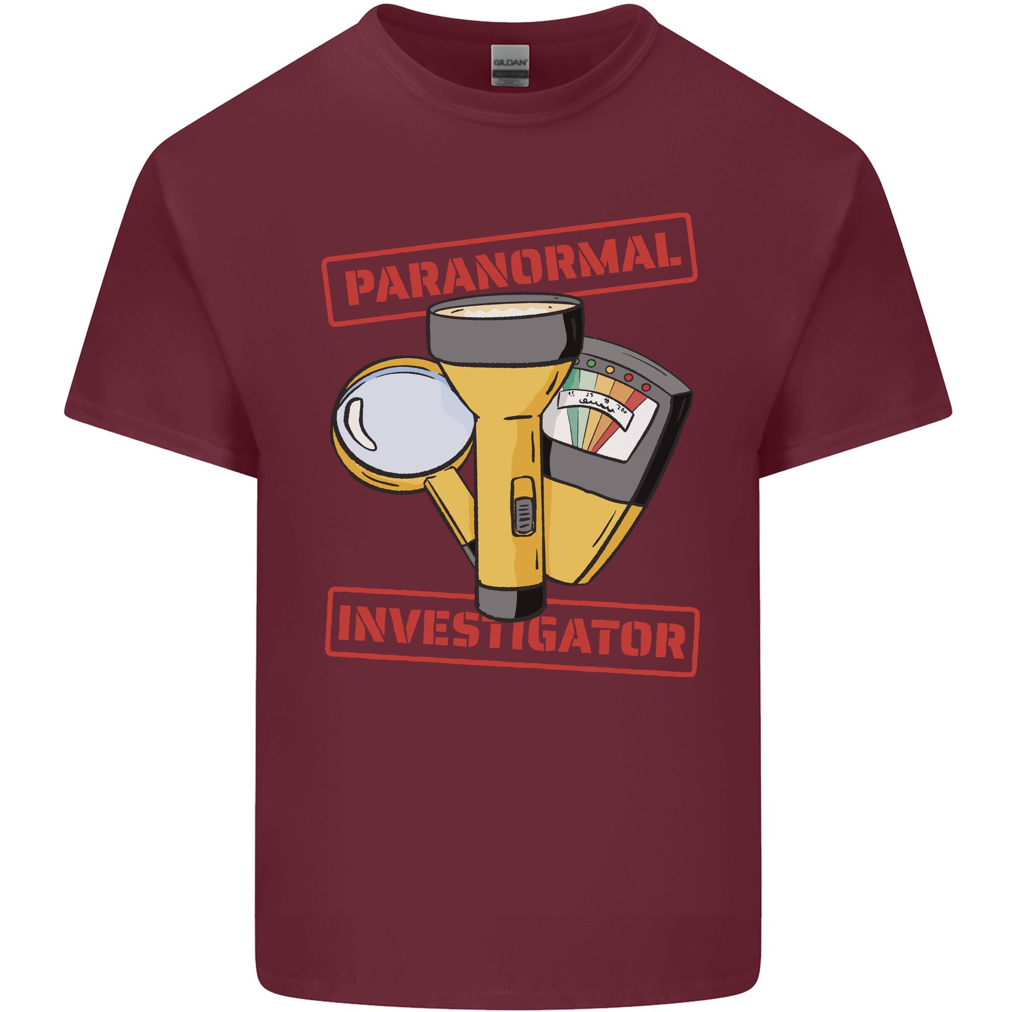 Paranormal Activity Investigator Halloween Unisexs Light Cotton TShirt S