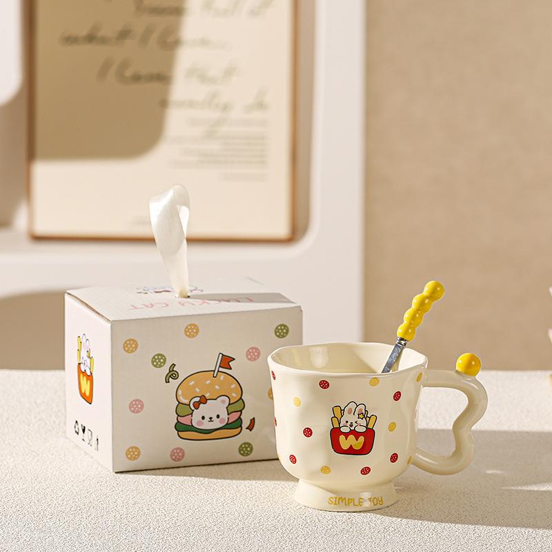 Original Cup Cute Line Dog Mug Tea Cups of Coffee Personalized Gift Drinkware Funny Mugs Christmas Ceramic Beer Travel Unusual