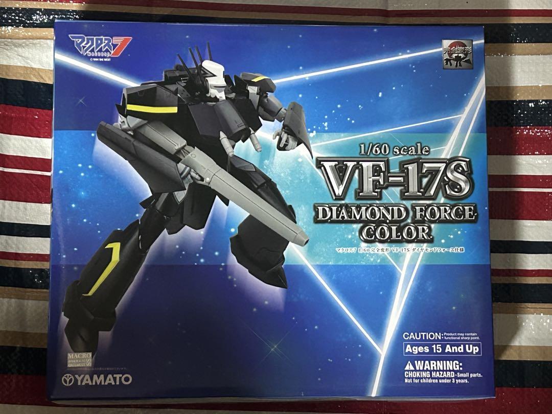 

[USED] Macross 7 YAMATO VF-17S Nightmare Stealth Valkyrie