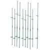 Kit di Pali di Supporto per Piante, 10 Pezzi 40cm 30cm Pali di Supporto per Piante da Giardino con 20 Pezzi Fibbie e 10 Pezzi Tubi di Collegamento per Supportare Pomodori,