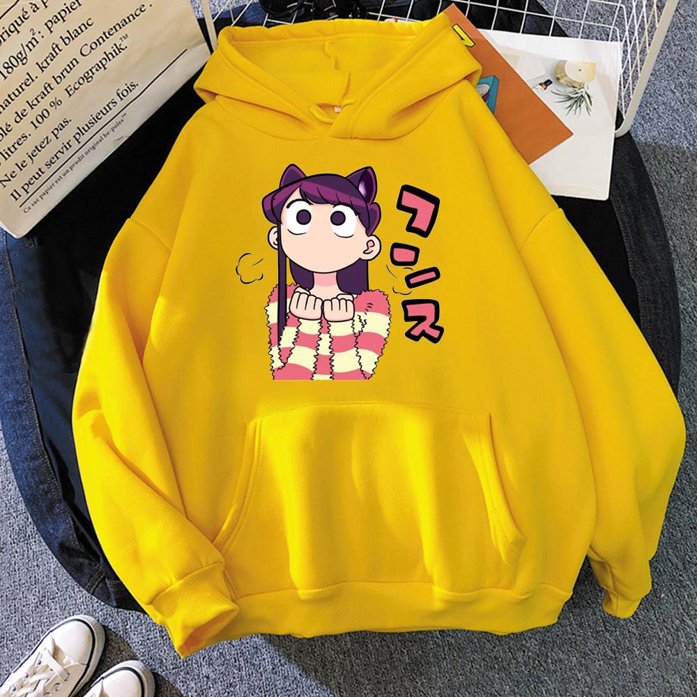 

Shouko Коми-коми не может общаться Толстовки Wo Unisex Sudaderas Unisexga Kawaii Толстовки с героями мультфильмов Пуловер Унисекс Эстетические повседневные топы XL