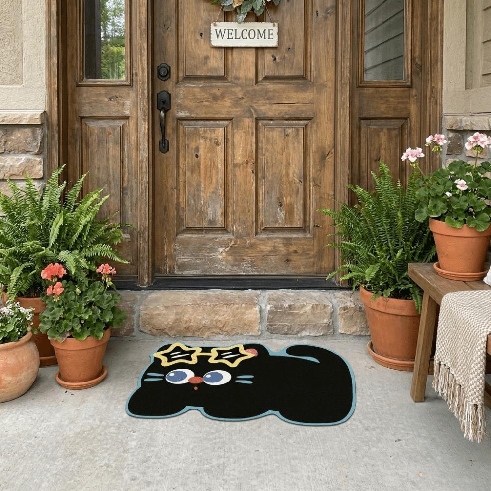 Cartoon Bathroom Floor Mat Quick Dry Decorative Door Mat Small Rug Entry Door Mat  Kitchen