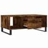 Coffee Table Smoked Oak 90 x 50 x 36.5 cm Particleboard