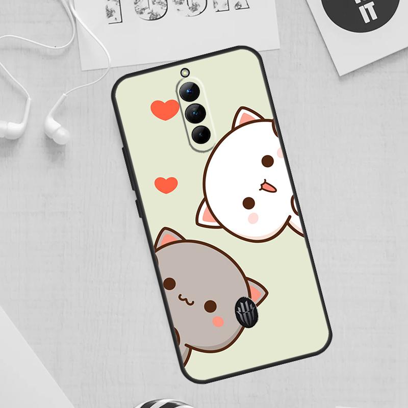 

Mochi Peach Cat Case For Nubia Red Magic 8 8S Pro Plus Red Magic 9 Pro Plus 6 7 6S 7S Pro 5G 5S 6R Cover Red Magic 6Pro