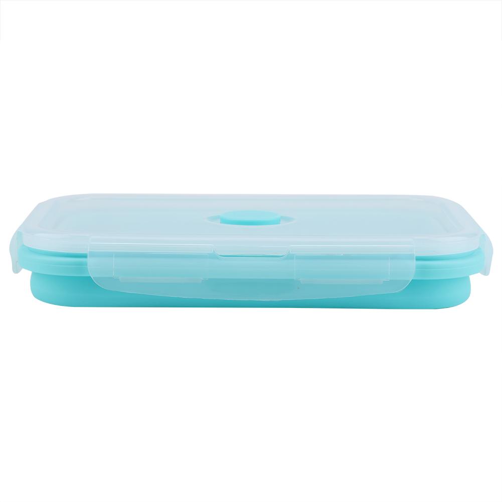 4 Size Portable Silicone Lunch Box Folding Microwave Safe Lunchbox Food Container
