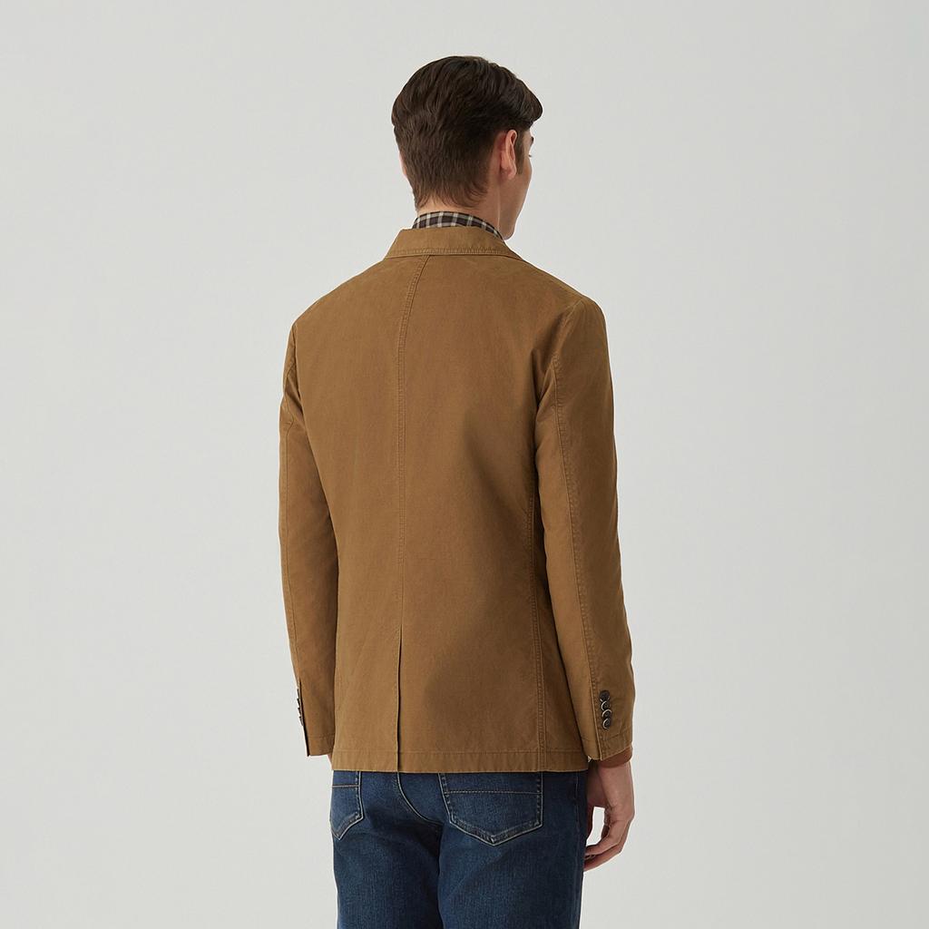 Ferraromilano Cation Washed Work Jacket Brown (Am0Ejk35457)