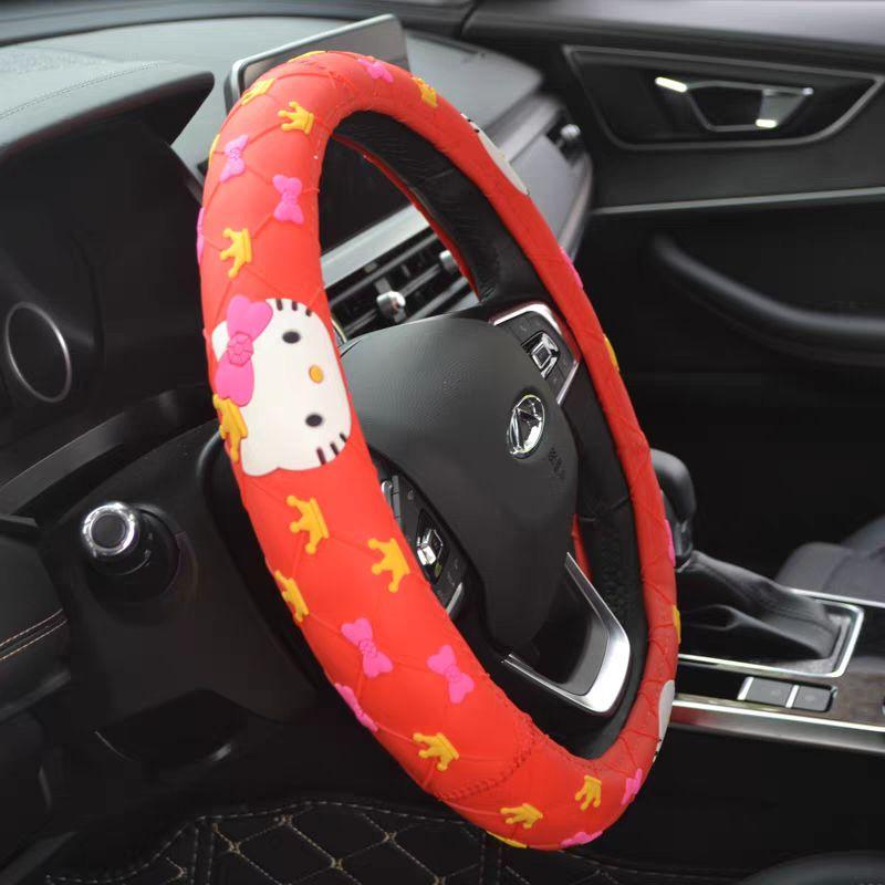 Plush Autumn And Winter Kitty Korean Cute Car