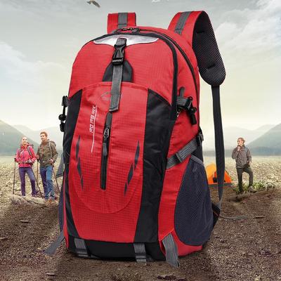 Unisex Outdoor-Bergsteigerrucksack mit großem Fassungsvermögen im europäisch-amerikanischen Stil, Sport-Outdoor-Reise-Doppelschultertasche