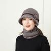 Hat for Women In ColdSeason Plus Velvet Thickened Wool Hat Style Mother Cotton Hat Outside Warm Ear Protection Knit Hat