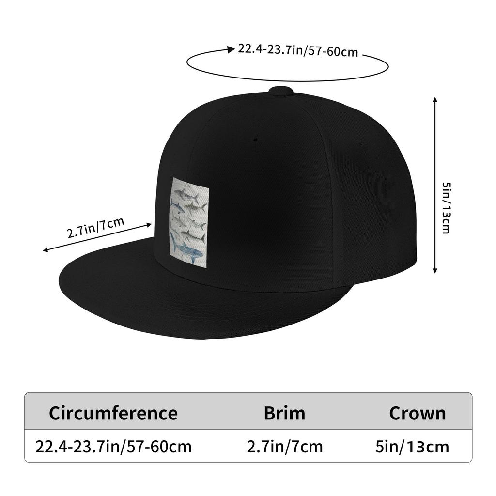 Sharks Baseball Caps Snapback Fashion Baseball Hats Breathable Casual Casquette Outdoor for Unisexs And WoUnisexs