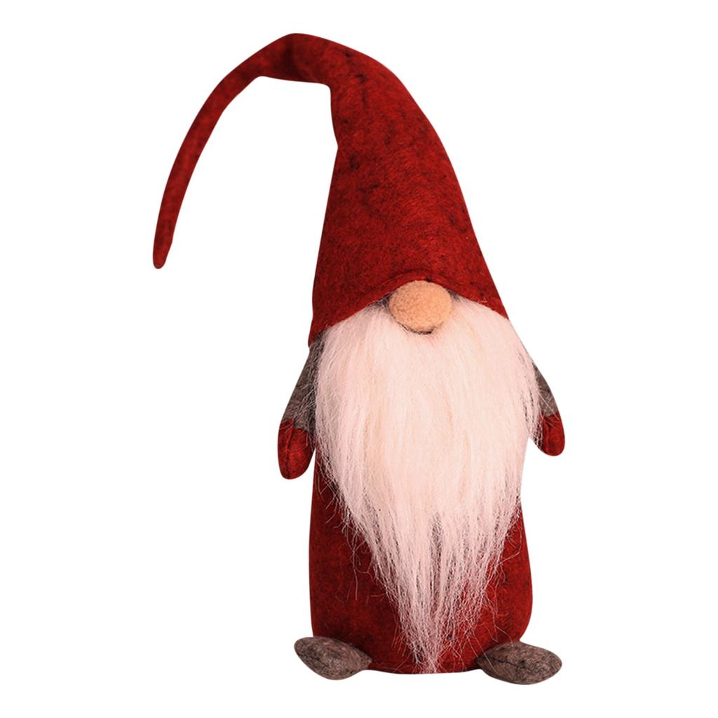 Handmade Santa Cloth Doll Birthday Present For Home  Holiday Decoration