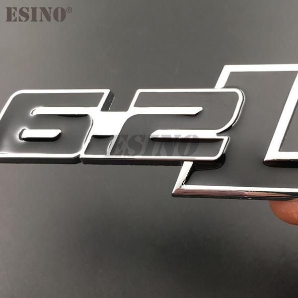 Έμβλημα σήματος από κράμα ψευδαργύρου πορτμπαγκάζ αυτοκινήτου 3D 6,2 λίτρων για Αυτοκόλλητο αυτοκόλλητο σήμα με στυλ πίσω πορτμπαγκάζ αυτοκινήτου για Ford Raptor SVT F150 F350