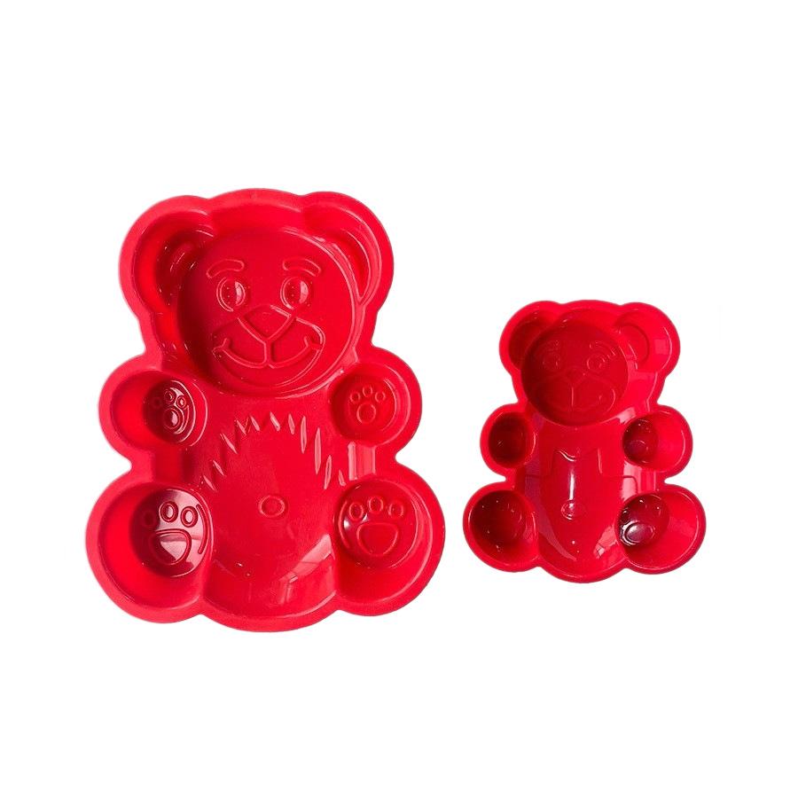 Hitzebeständige kleiner Bär Silikon-Kuchenform für DIY-Backen