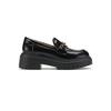 Thommcan Women S Comfort Chunky Clipper Decorative Loafer Cindy 02 Black 8tmcd26