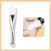 Double head silicone  beauty tool  facial mask brush facial mask brush face cleaning scraper daub type mud film special brush
