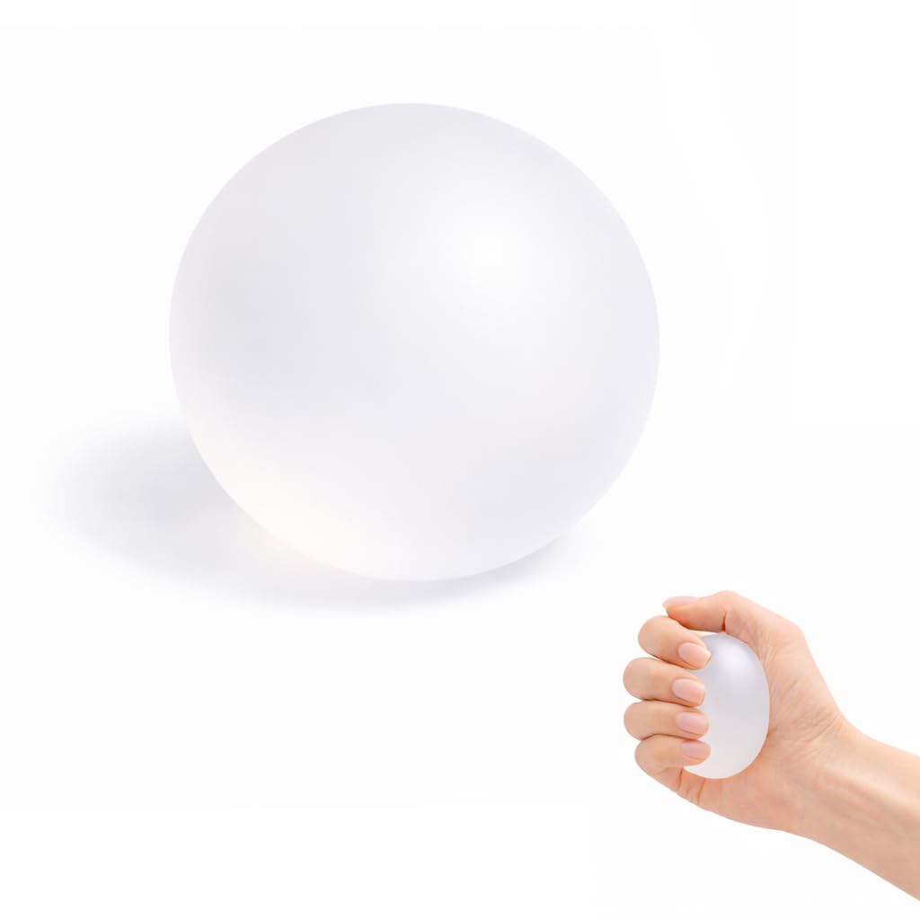 Squeeze Ball Stress Ball Bloom Squeeze Toy for Adults Sensory Stress Relief - Stimulation, (Clear)