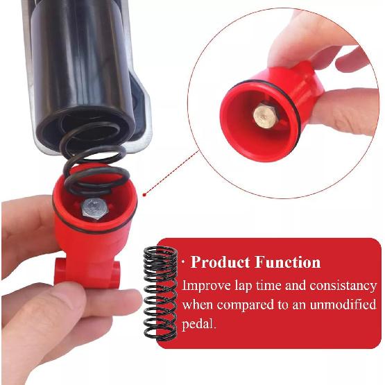 3 Pcs Complete Pedal Return Spring Upgrade Kit Mod For Logitech G25 G27 G29 G920 G923 Racing Pedals Accessories, Pedal Spring Mod Include Brake Pedal