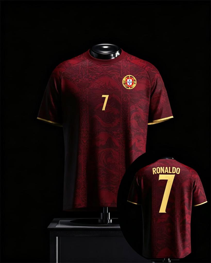 Ronaldo Football Jersey Training Tops Men T Shirt Women Tee Boys Top Children Parent Child Quick dry short sleeves kids Tshirt