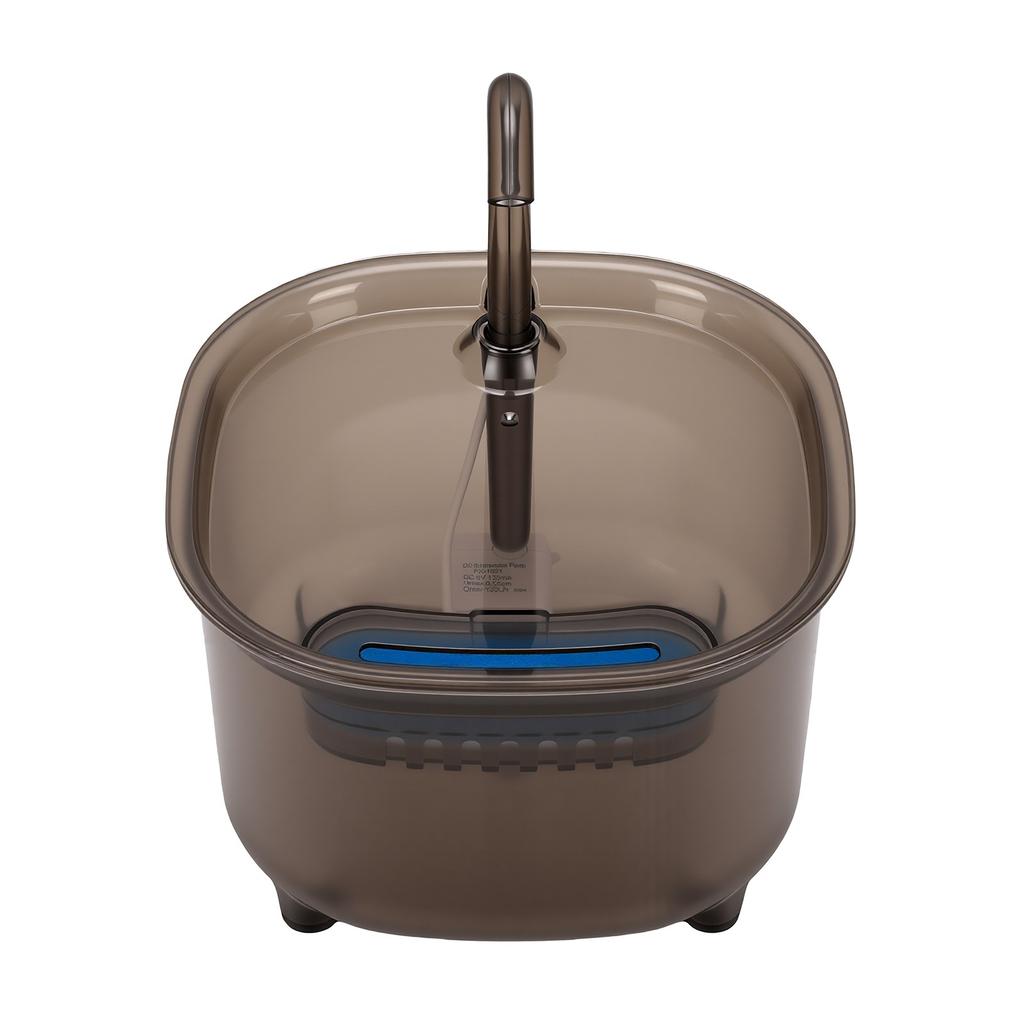 Solární Fontánka pro Kočky 10W Monokrystalický Solární Panel Automatická Pítko pro Domácí Mazlíčky s USB Napájením Kapacita 2L