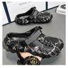 Large Size Men's Casual Shoes for Outdoor Wear, Toe Caps, Slippers, Outdoor Men's Beach Shoes