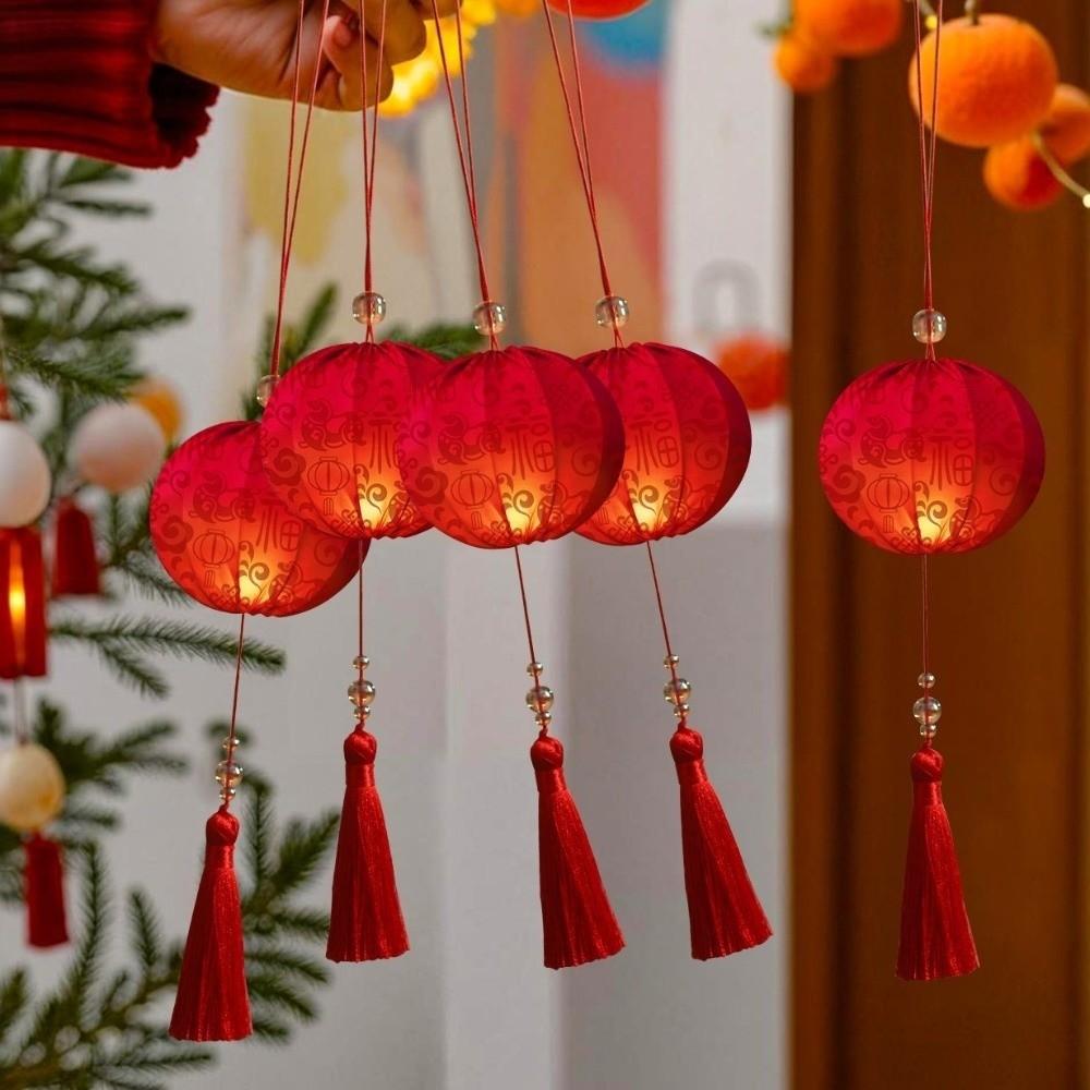 Horse Year 2026 New Year Lanterns Handmade Portable Lanterns Chinese Hanging Lanterns Party Decor