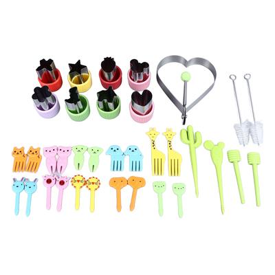 55 pièces Coupe-sandwich Scelleur Ensemble Coupe-sandwich pour Enfants Coupe-légumes Formes Ensembles Mini Cookie