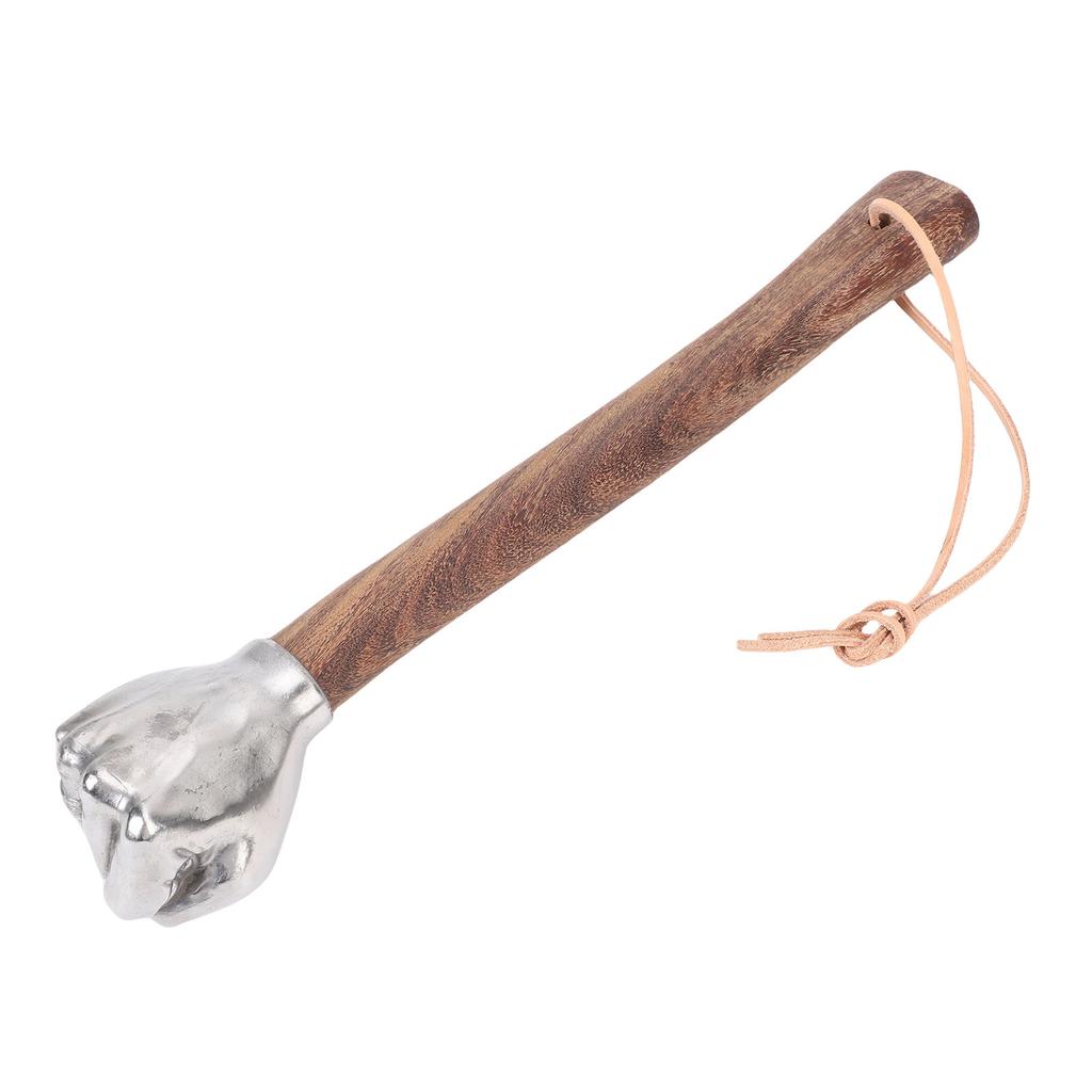 Ruční kladivo Dřevěná rukojeť Hlava z nerezové oceli Multifunkční kladivo pro stavebnictví, zahradnictví, domácí použití Hlava pěst