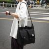 New functional wind shoulder bag, men's and women's fashion street handbag, commuting large-capacity messenger bag