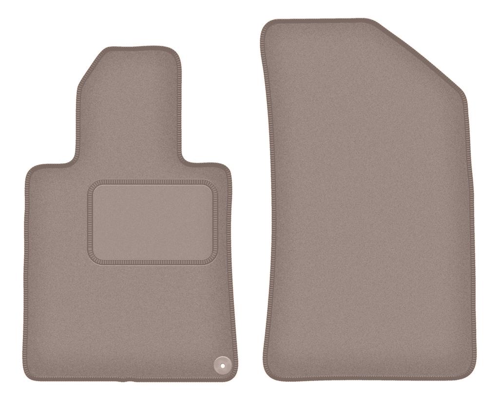 Beige front floor mats for: Peugeot 508 RXH rear (2010-2018)
