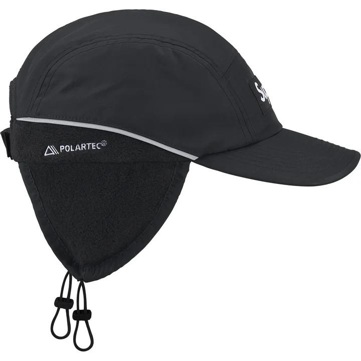 Supreme Polartec Lined Packable Earflap Camp Cap Black