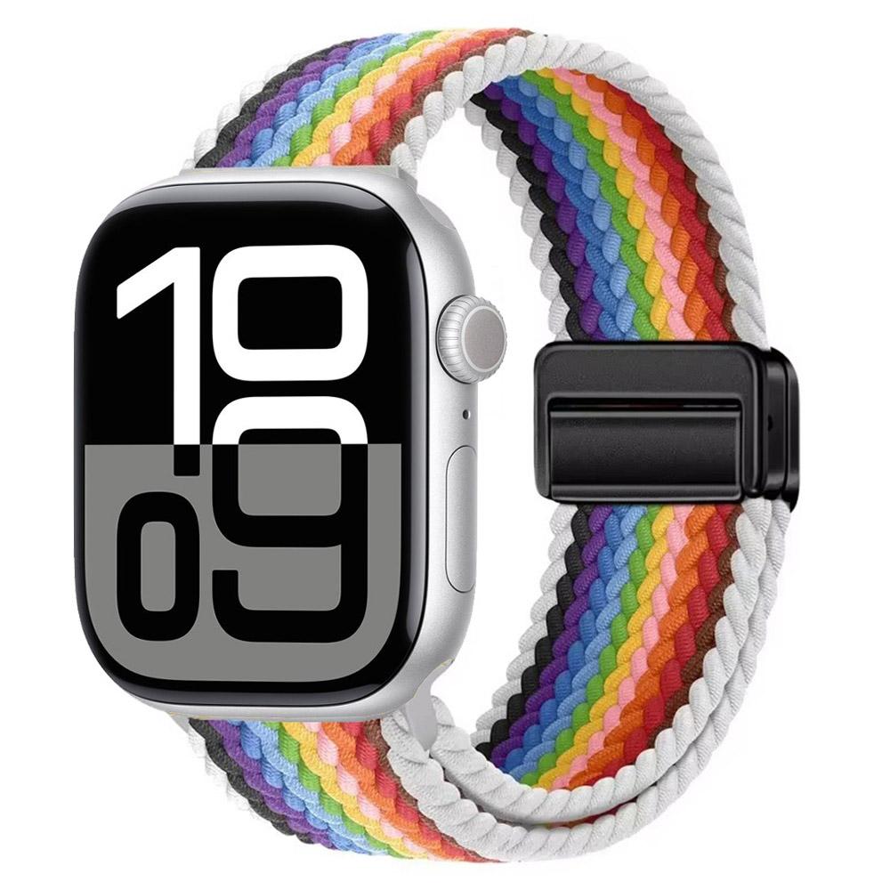 Nylon Strap for Apple Watch 10 46mm 42mm/Ultra 2 49mm 9 8 7 Breathable Watchband iwatch Series 6 5 4 SE 44mm 40mm 45mm 41mm Band