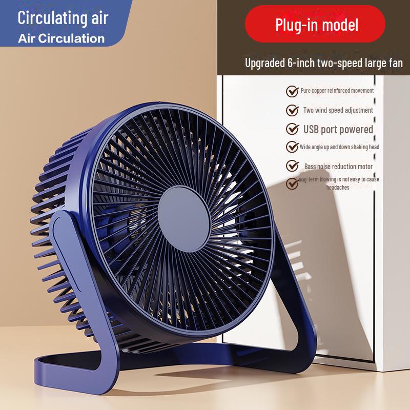 Mini ventilator electric de birou USB: Ventilator portabil de 5, 6 sau 8 inchi pentru studenți și birouri