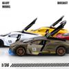 Bagged 1.36 New Alloy DIVO Simulation Racing Toy Diecast Car, Children's Toy Gift, Pull-back Openable Metal Car Ornament,