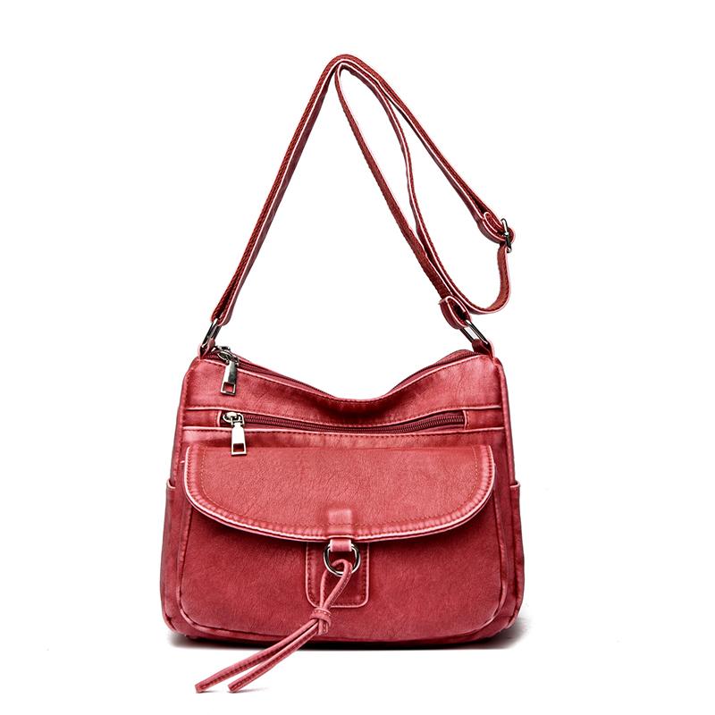 Women's Bag Multi-Pocket Shoulder Bag Lightweight Large Capacity Crossbody Bag