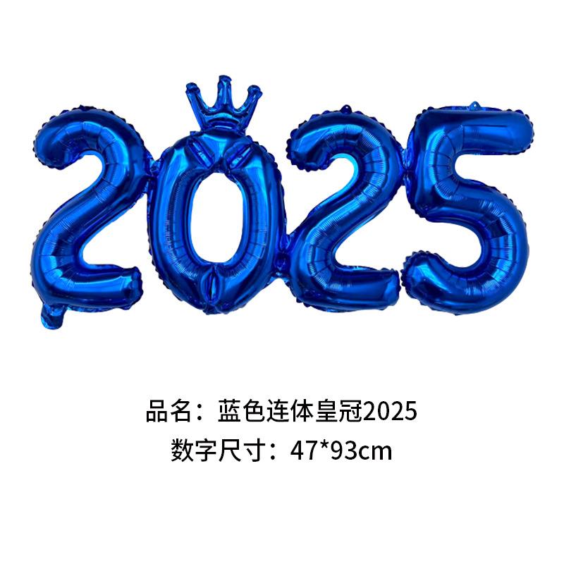 2026 Folienballons mit Zahlen für Silvesterparty Dekoration Fotoautomaten Requisiten Zubehör Weihnachts-Heimdekoration Navidad 2025