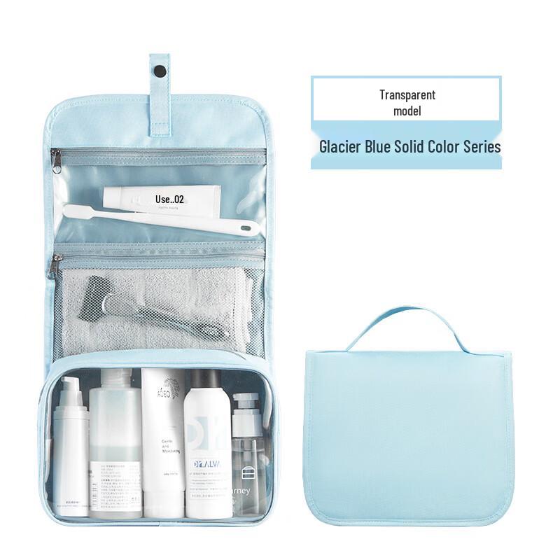 Men's Foldable Travel Toiletry Bag with Window