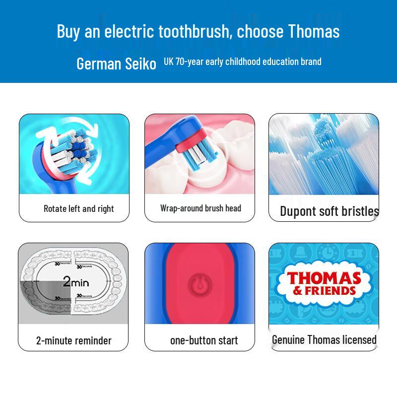 Thomas & Friends Rechargeable Kids Electric Toothbrush