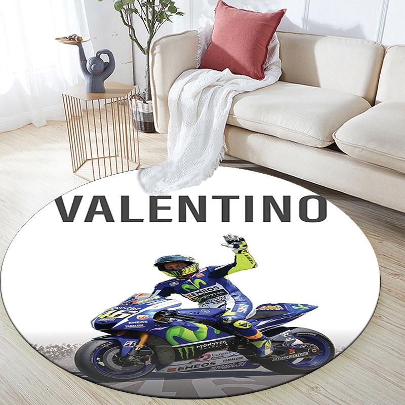 Valentino Pattern Round rug,Carpet Rug for Living Room Bedroom Playroom ,Non-slip Floor Mat,Holiday Gifts and Birthday Gifts.