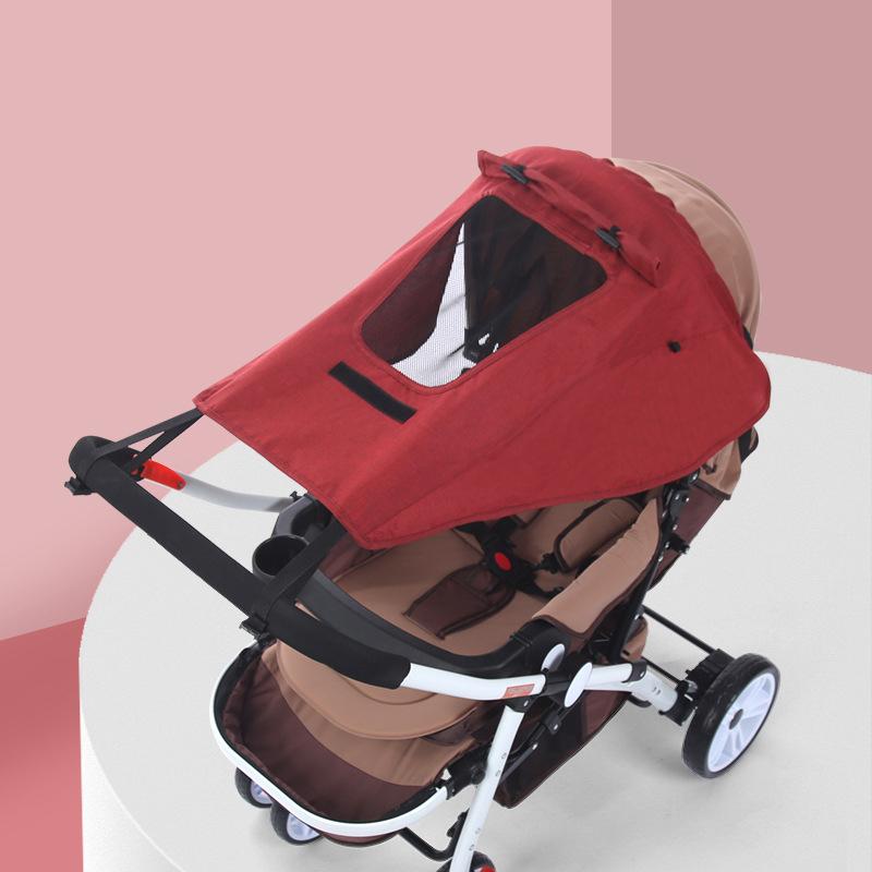 Baby Stroller Sun Cover Sun Shade Awning Sun Protection Canopy Pushchair Buggy Hood Cover Pram Sun-proof Rain Cover UV Proof