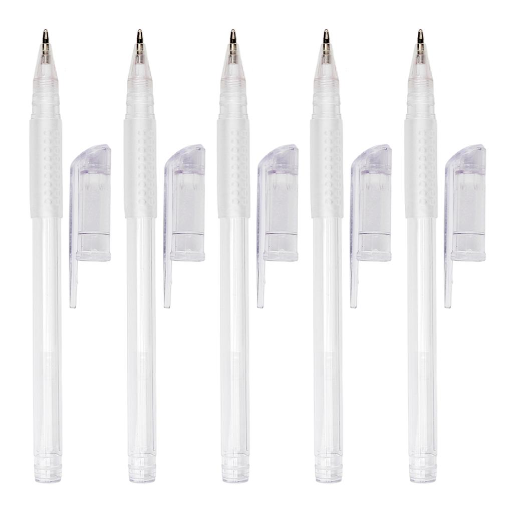 10pcs Beauty Positioning Marker Washable Tattoo Skin Eyebrow Microblading Marker Pen White