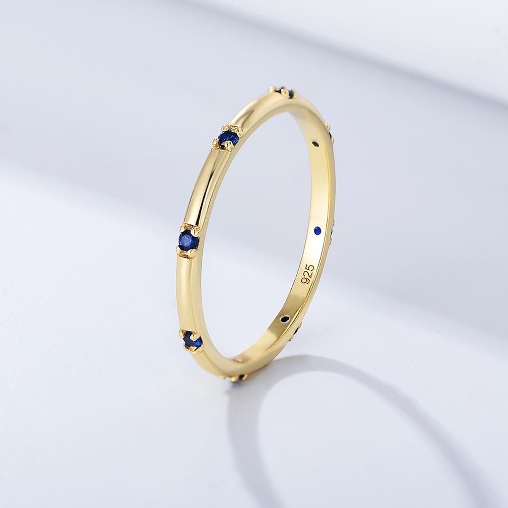 925 Silver Fashion Round Plain White Zircon Ring For Women Anniversary Party Creativity High Quality Fine Jewelry