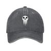 Fashion Shinigami Mask Baseball Cap Unisex Denim Hat Snapback Cap
