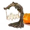 Halloween Cute Ghost Tree Swing Decor Swing Ghost Halloween Figurines Table Decor Spooky Halloween Decorations Party Supplies
