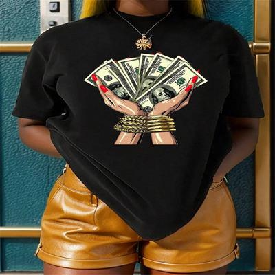 T-shirt Casual de Manga Curta Estampada Fashion Oversized 3D para Homens Confortável Verão Gola Redonda