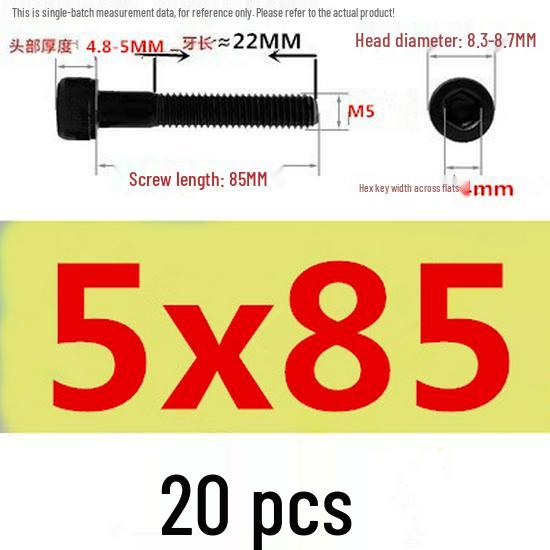 High-Strength Grade 12.9 Internal Hex Head Screws M1.4-M20
